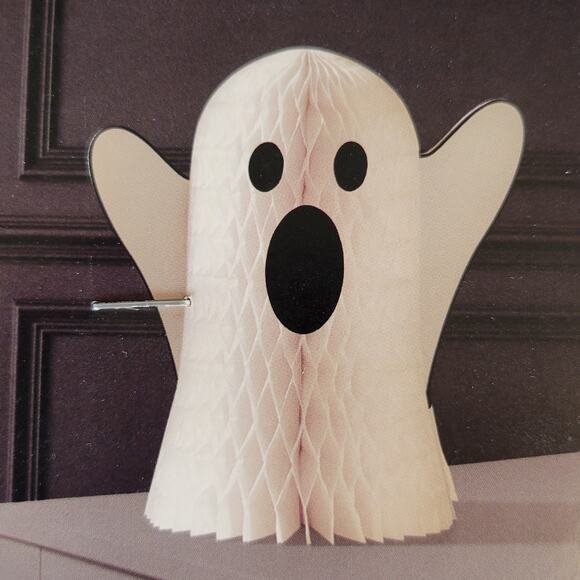Ghost Honeycomb Centerpiece 13.5” Halloween Party Table Decoration Decor - Picture 1 of 8
